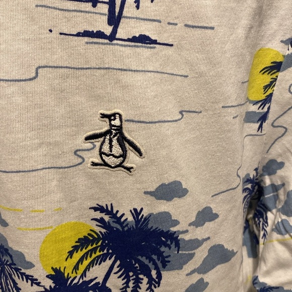 Original Penguin By Munsingwear Men’s Tropical Tee sz L NWT - Picture 2 of 6